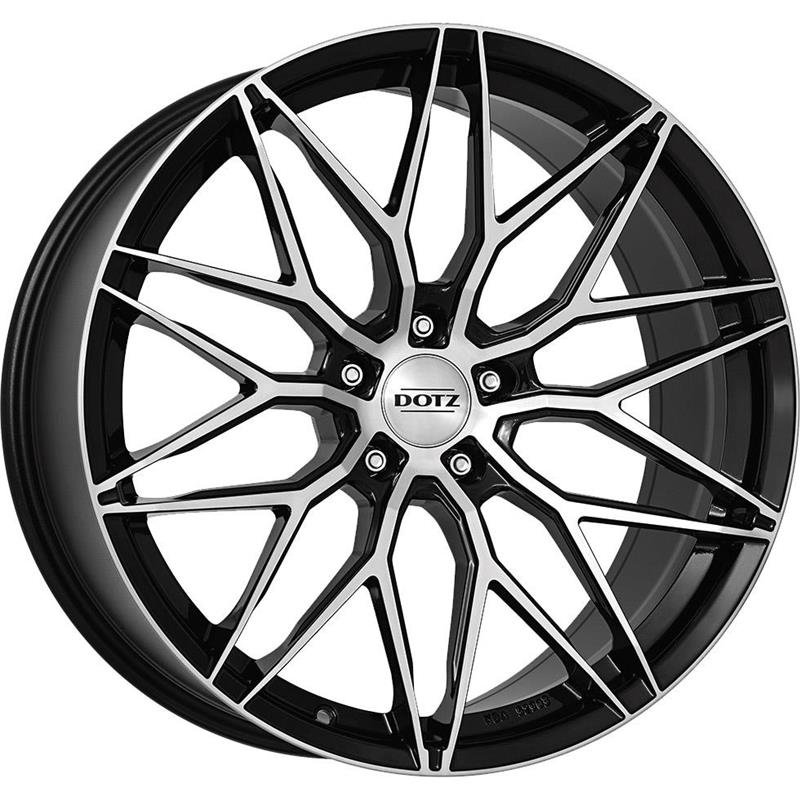 Dotz Suzuka dark 2022 Black/polished 10x20/5x112 D70.1 ET40  