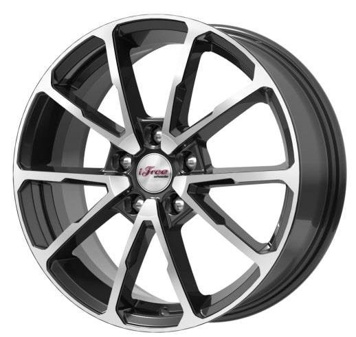 iFree Jet 2022 Black Polished 6.5x16/5x112 D57.1 ET43  