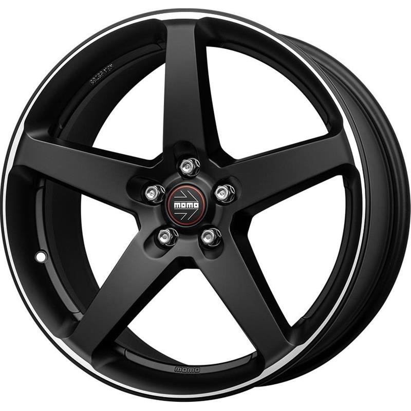 Momo Five 2022 Matt Black Polished 8x17/5x112 D79.6 ET35  