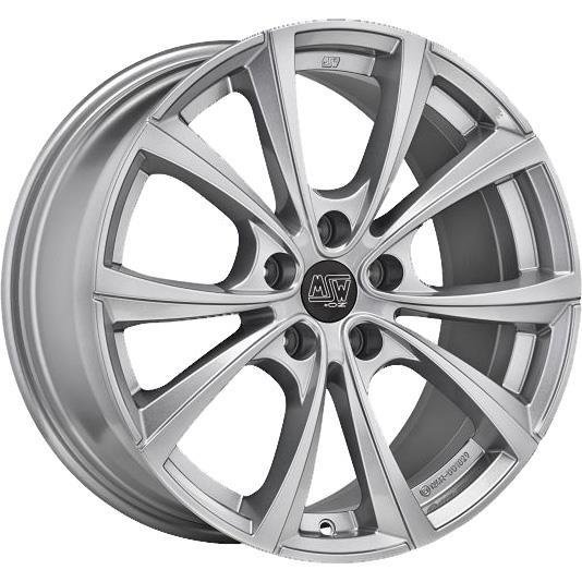 MSW 27T 2022 Full Silver 9.5x19/5x114.3 D64.1 ET45  
