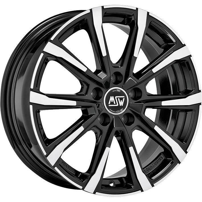 MSW 79 2022 Gloss Black Full Polished 6.5x16/5x100 D54.1 ET45  